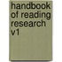 Handbook of Reading Research V1