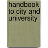 Handbook to City and University door Robert Walker