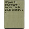 Display 13 Enveloppen / Zomer, zee & zoute zoenen, 2 x