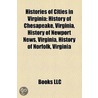 Histories of Cities in Virginia by Source Wikipedia