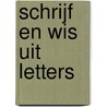 Schrijf en wis uit Letters