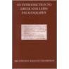 Intr Greek,latin Palaeography C by Sir Edward Maunde Thompson