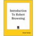 Introduction To Robert Browning