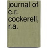 Journal Of C.R. Cockerell, R.A. door Samuel Pepys Cockerell