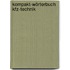 Kompakt-wörterbuch Kfz-technik