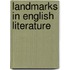 Landmarks In English Literature