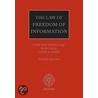 Law Freedom Of Information 2e C door J. Macdonald Qc