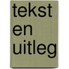 Tekst en uitleg by M. Goossens