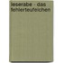 Leserabe - Das Fehlerteufelchen