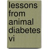 Lessons From Animal Diabetes Vi door E. Shafrir