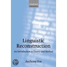 Linguistic Reconstruction Otl P door Anthony Fox