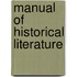 Manual of Historical Literature