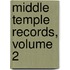Middle Temple Records, Volume 2