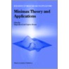 Minimax Theory And Applications door Sander Simons