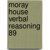 Moray House Verbal Reasoning 89 door University Of Edinburgh