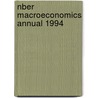 Nber Macroeconomics Annual 1994 door Stanley Fischer