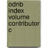 Odnb Index Volume Contributor C