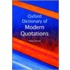 Oxf Dict Modern Quotations 3e C