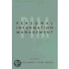 Personal Information Management door William Jones