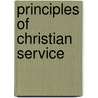 Principles of Christian Service door Henry Frenderick Cope