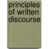 Principles of Written Discourse by Theodore Whitefield Hunt