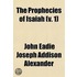Prophecies Of Isaiah (Volume 1)