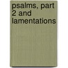 Psalms, Part 2 and Lamentations by Erhard S. Gerstenberger