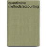 Quantitative Methods/Accounting by De Menezes/Mclaney