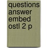 Questions Answer Embed Ostl 2 P by Utpal Lahiri