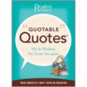 Reader's Digest Quotable Quotes by The Reader'S. Digest