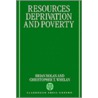 Resources,deprivation,poverty C door Christopher T. Whelan