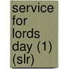 Service For Lords Day (1) (Slr) by U.S. Joint Office Of Worship