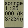 Springe 1 : 25 000. (tk 3723/n) door Onbekend