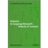 Statistics In Language Research by Toni Rietveld