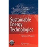 Sustainable Energy Technologies by Unknown