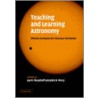 Teaching and Learning Astronomy door Onbekend