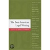 The Best American Legal Writing door Onbekend