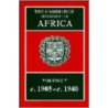 The Cambridge History of Africa by A.D. Roberts