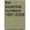 The Essential Numbers 1991-2008 door Gordon Massman