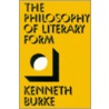 The Philosophy Of Literary Form door Peter Burke