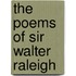 The Poems Of Sir Walter Raleigh