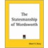 The Statesmanship Of Wordsworth