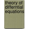 Theory Of Differntial Equations door Andrew Russell Forsyth