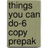 Things You Can Do-6 Copy Prepak