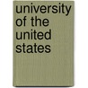University of the United States by States United
