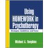 Using Homework In Psychotherapy