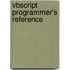 Vbscript Programmer's Reference