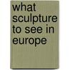 What Sculpture to See in Europe door Lorinda Munson Bryant