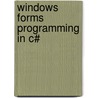 Windows Forms Programming In C# door Chris Sells