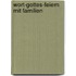 Wort-Gottes-Feiern mit Familien